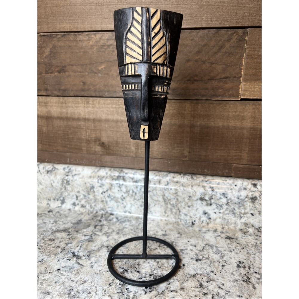 Handmade African Tribal Wood Sculpture, Ghana Africa, African Art Native